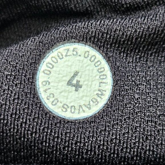 Lululemon Pace Rival Crop Full-On Luxtreme 22" Womens Size 4 Black - Picture 15 of 15